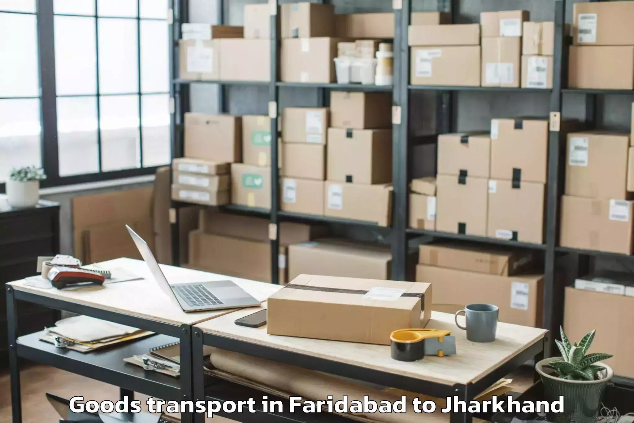 Affordable Faridabad to Chatra Goods Transport